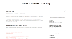 Desktop Screenshot of coffeefaq.com